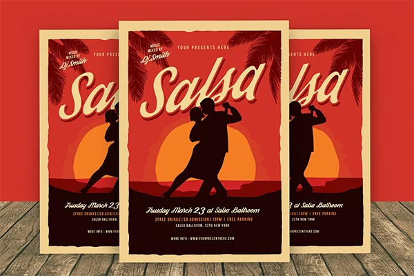Salsa Party Flyer Templates – Free & Premium PSD, AI, Vector, EPS, PNG, TIFF, Word, Doc, InDesign Formats Download